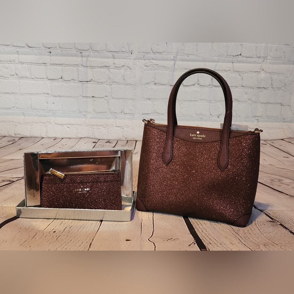 Kate Spade NWT Satchel Bag and Slim Card Wallet Set